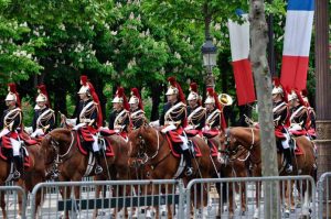 Zeremonie 8. Mai Paris Triumphbogen